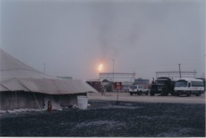 Oil burns near Camp Arifjan
